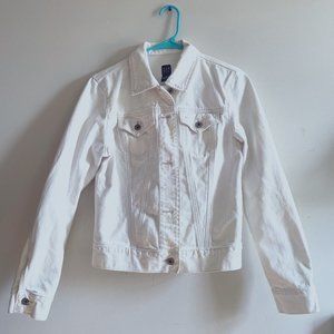 white denim jacket